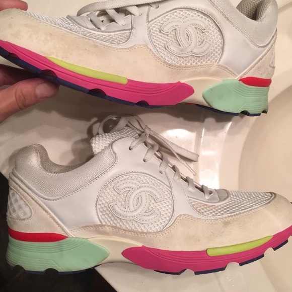 Chanel multi color sneakers - Picture 4 of 8
